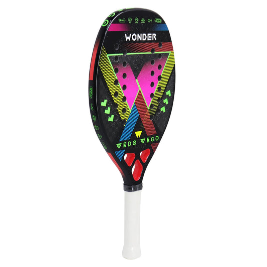 Raquete de Beach Tennis Carbono FC, 3K, 12K, 18K Máximo Controle