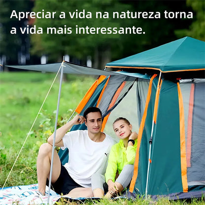 Barraca Camping Automática Joyfox UPF50+ para 5 a 8 Pessoas | Grande, Portátil e Ideal para Família