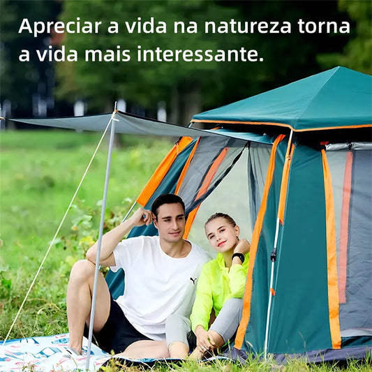 Barraca Camping Automática Joyfox UPF50+ para 5 a 8 Pessoas | Grande, Portátil e Ideal para Família
