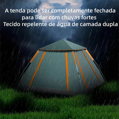 Barraca Camping Automática Joyfox UPF50+ para 5 a 8 Pessoas | Grande, Portátil e Ideal para Família