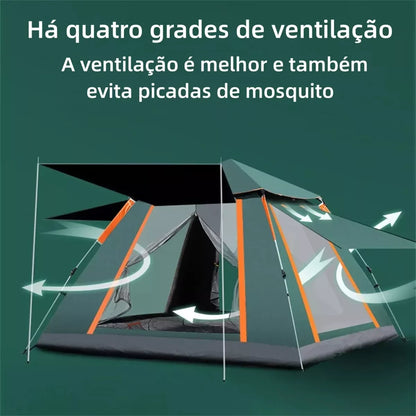 Barraca Camping Automática Joyfox UPF50+ para 5 a 8 Pessoas | Grande, Portátil e Ideal para Família