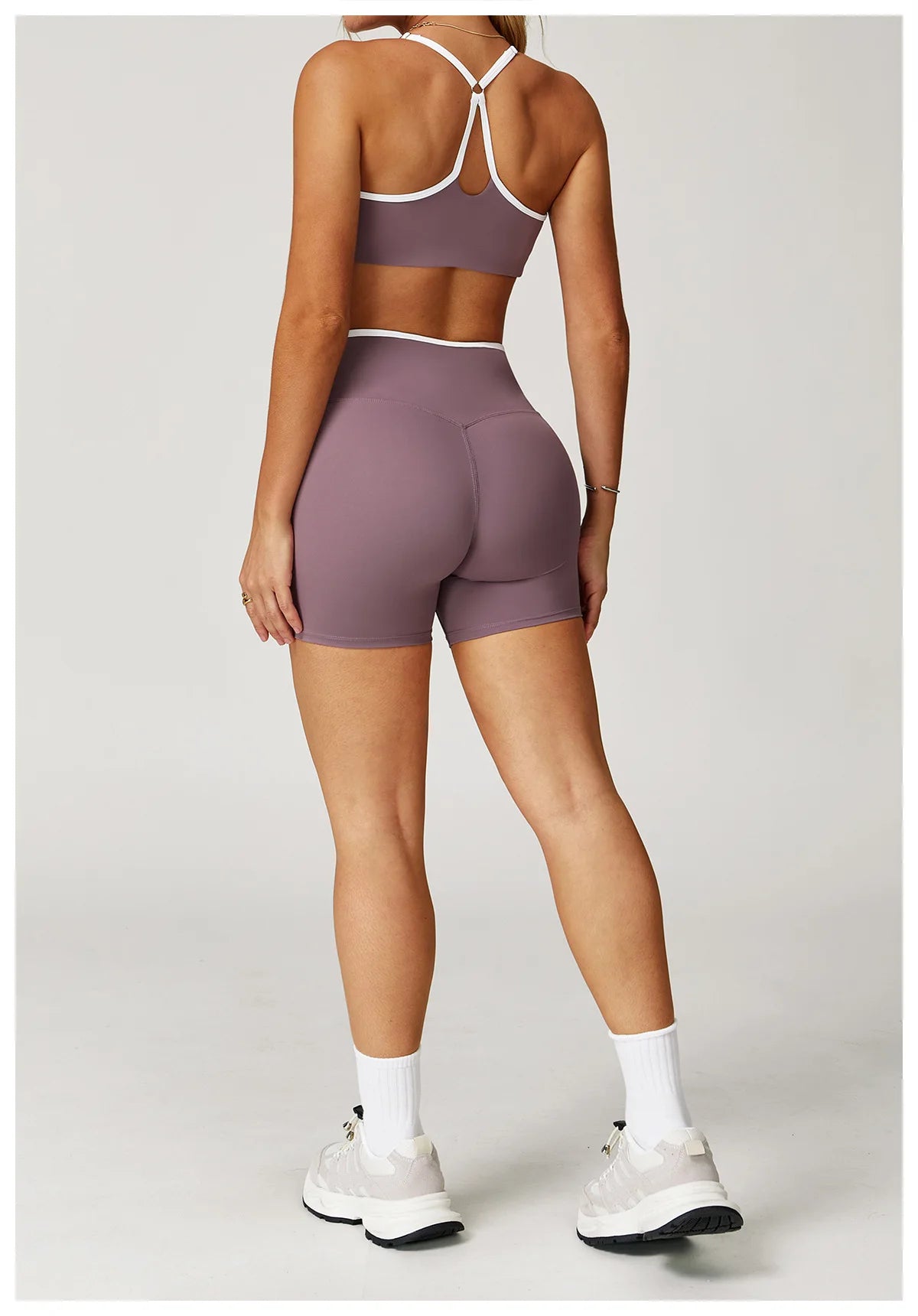 Conjunto Fitness Feminino 2 Peças Flare | Top e Calça Cintura Alta