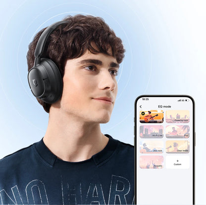 Fones sem fio com cancelamento de ruído híbrido adaptativo