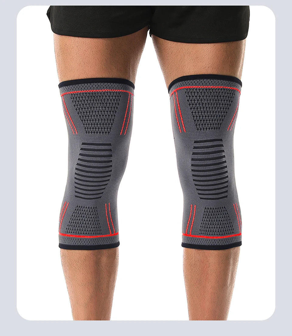 Joelheira Esportiva de Compressão Alta Elasticidade | Proteção, Absorção de Impacto e Suporte para Treinos e Esportes