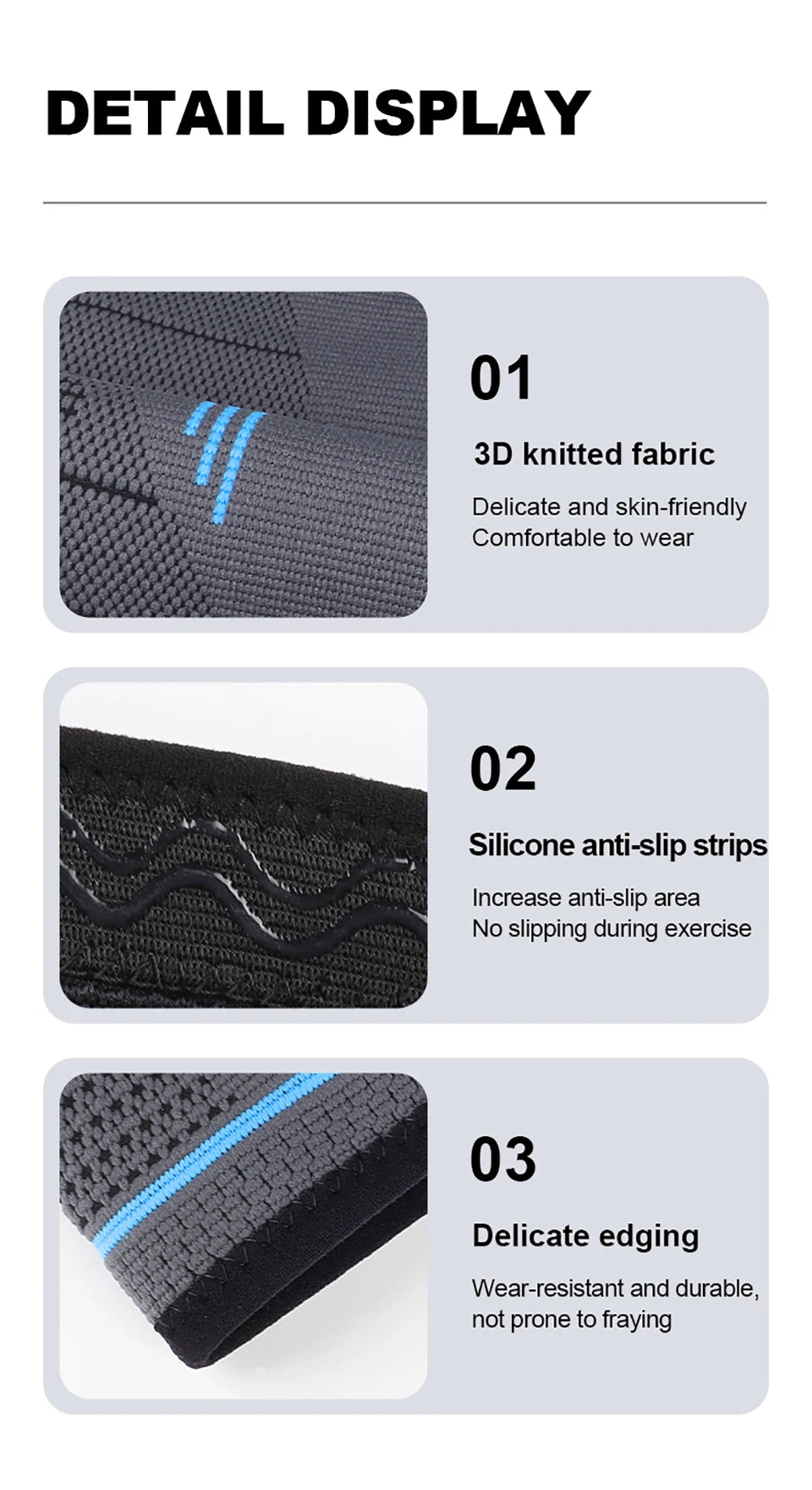 Joelheira Esportiva de Compressão Alta Elasticidade | Proteção, Absorção de Impacto e Suporte para Treinos e Esportes
