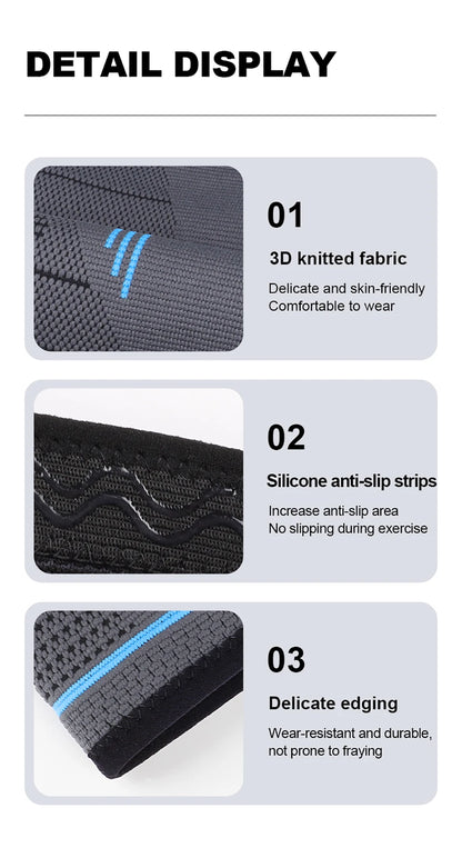 Joelheira Esportiva de Compressão Alta Elasticidade | Proteção, Absorção de Impacto e Suporte para Treinos e Esportes