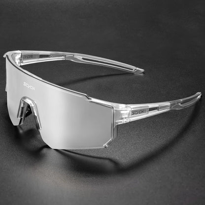 Óculos de Ciclismo SCVCN UV400 para Bike, Corrida e Esportes