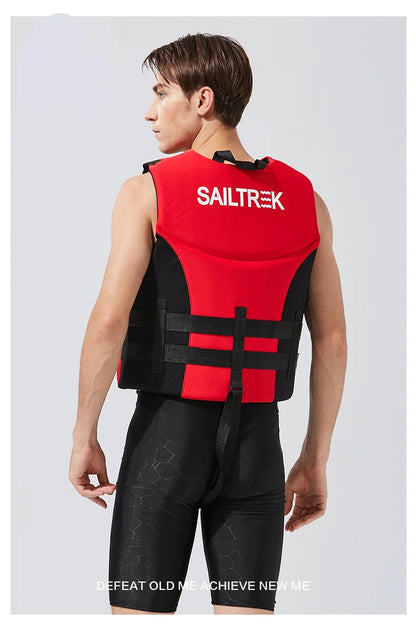 Colete Salva-Vidas Adulto para Caiaque, Jet Ski, Barco, Pesca, Wakeboard e Esportes Aquáticos