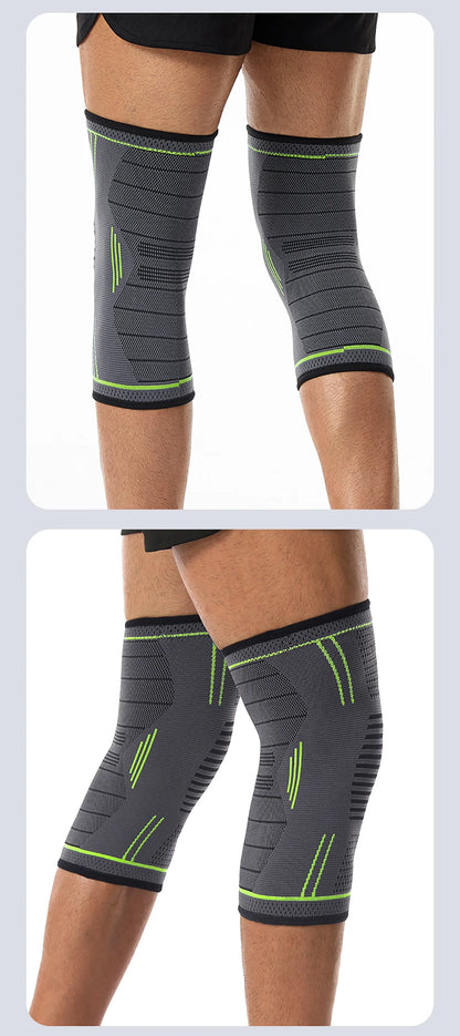 Joelheira Esportiva de Compressão Alta Elasticidade | Proteção, Absorção de Impacto e Suporte para Treinos e Esportes