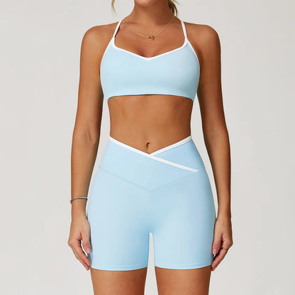 Conjunto Fitness Feminino 2 Peças Flare | Top e Calça Cintura Alta