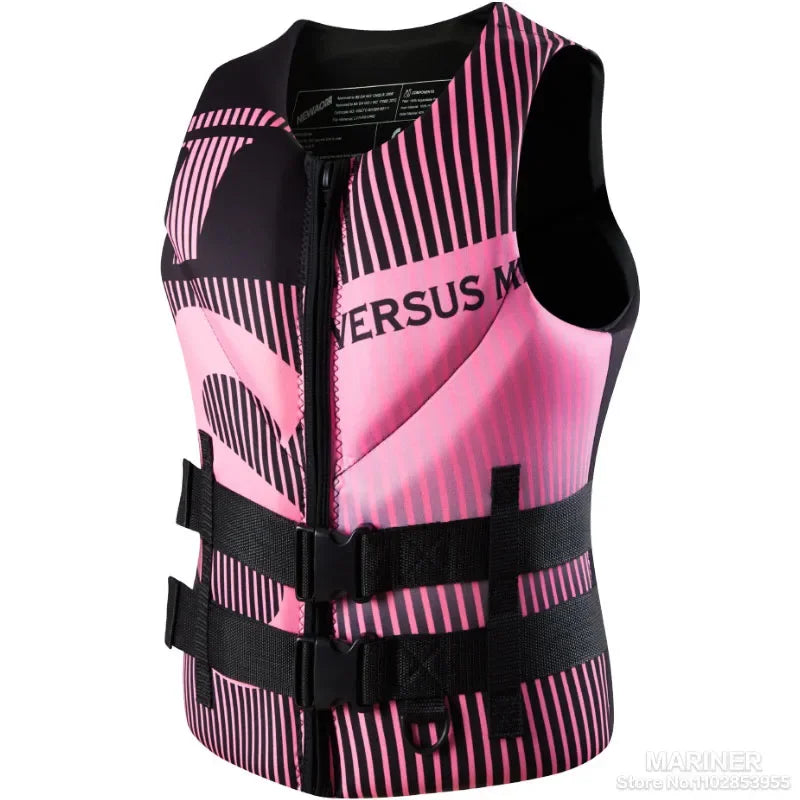 Colete Salva-Vidas Adulto para Caiaque, Jet Ski, Barco, Pesca, Wakeboard e Esportes Aquáticos