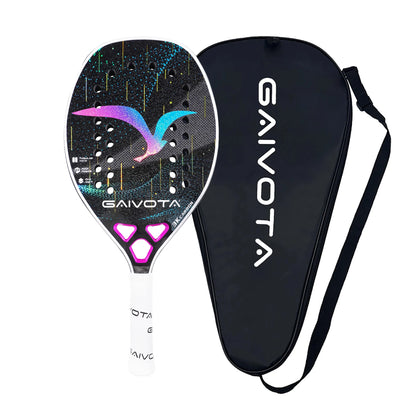 Raquete de Beach Tennis 3K Carbono + Mochila | Potência, Controle e Alta Performance em Quadra