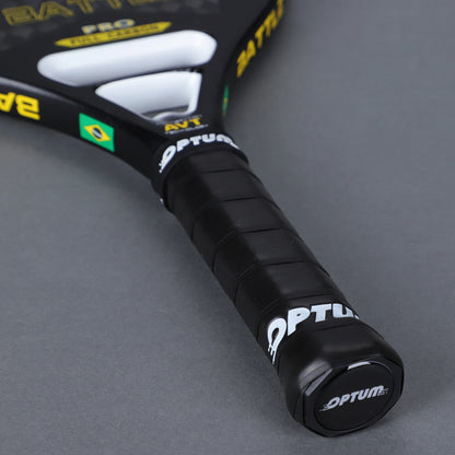 Raquete de Beach Tennis  12K Carbono | Superfície Áspera, Alta Performance e Capa Protetora Inclusa
