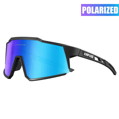 Óculos de Ciclismo Kapvoe Polarizados UV400 – Leves e Ideais para MTB e Estrada