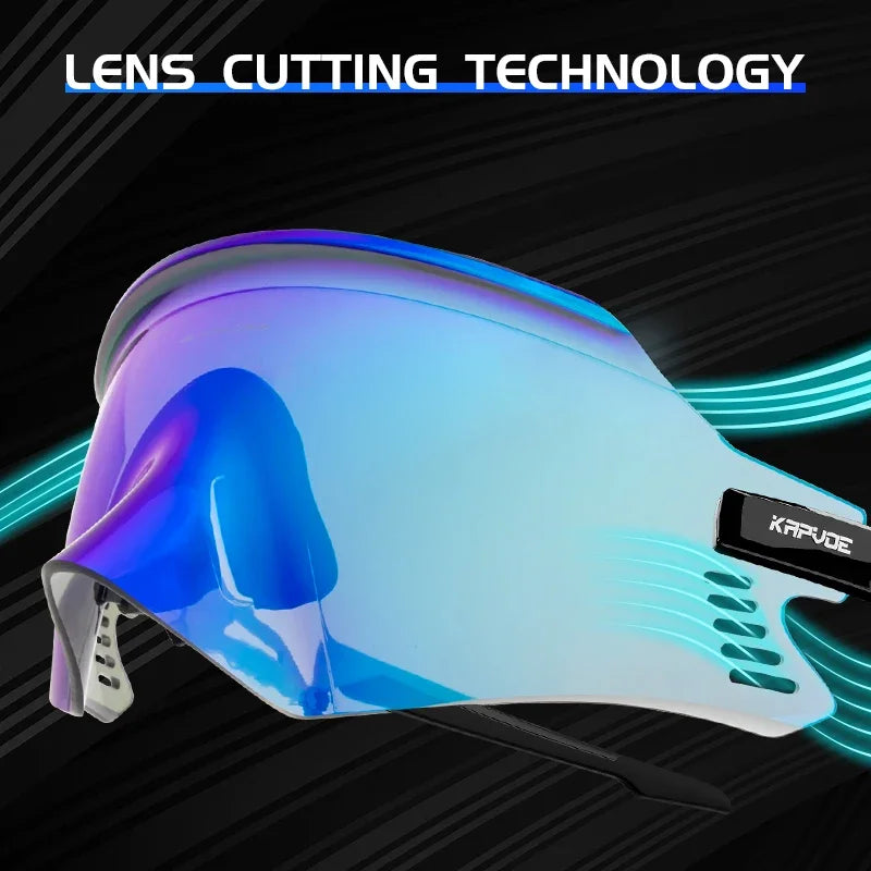 Óculos de Ciclismo KPV Fotocromático UV400 para Bike, Corrida