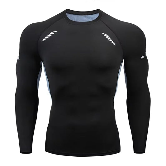 Camiseta Masculina Esportiva de Compressão Dry Fit | Treino, Academia, Corrida e Fitness