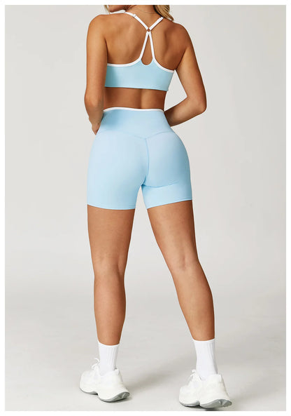 Conjunto Fitness Feminino 2 Peças Flare | Top e Calça Cintura Alta