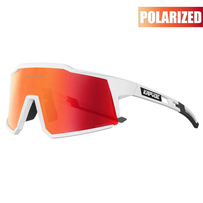Óculos de Ciclismo Kapvoe Polarizados UV400 – Leves e Ideais para MTB e Estrada