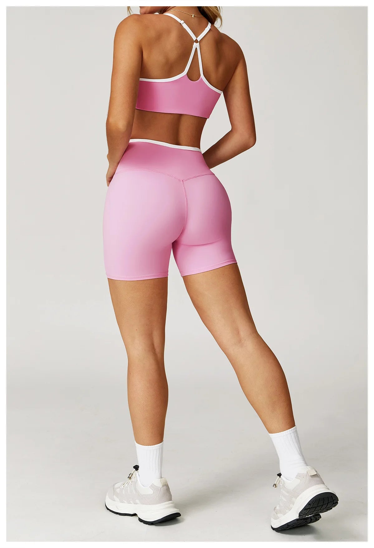 Conjunto Fitness Feminino 2 Peças Flare | Top e Calça Cintura Alta