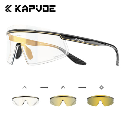 Óculos Esportivo KAPVOE UV400 para Corrida, Ciclismo e Esportes