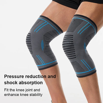 Joelheira Esportiva de Compressão Alta Elasticidade | Proteção, Absorção de Impacto e Suporte para Treinos e Esportes