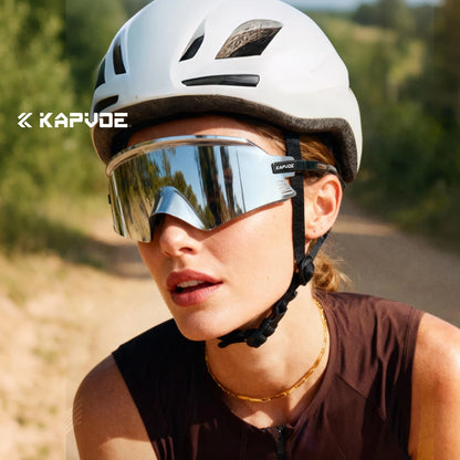Óculos de Ciclismo KPV Fotocromático UV400 para Bike, Corrida