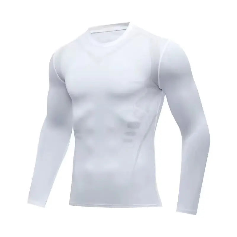 Camiseta Masculina Esportiva de Compressão Dry Fit | Treino, Academia, Corrida e Fitness