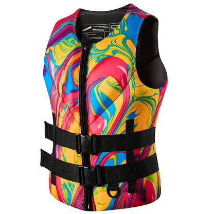 Colete Salva-Vidas Adulto para Caiaque, Jet Ski, Barco, Pesca, Wakeboard e Esportes Aquáticos