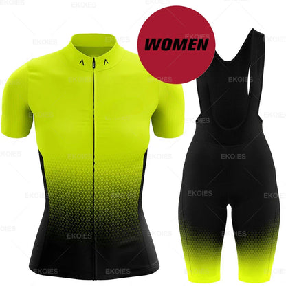 Conjunto Feminino de Ciclismo RAUDAX Verão – Camisa + Bretelle
