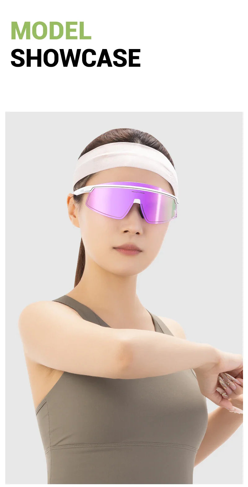 Óculos Esportivo KAPVOE UV400 para Corrida, Ciclismo e Esportes