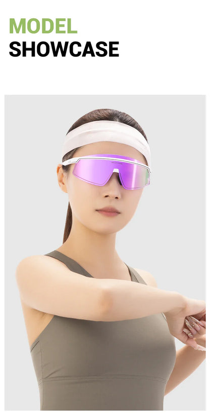 Óculos Esportivo KAPVOE UV400 para Corrida, Ciclismo e Esportes