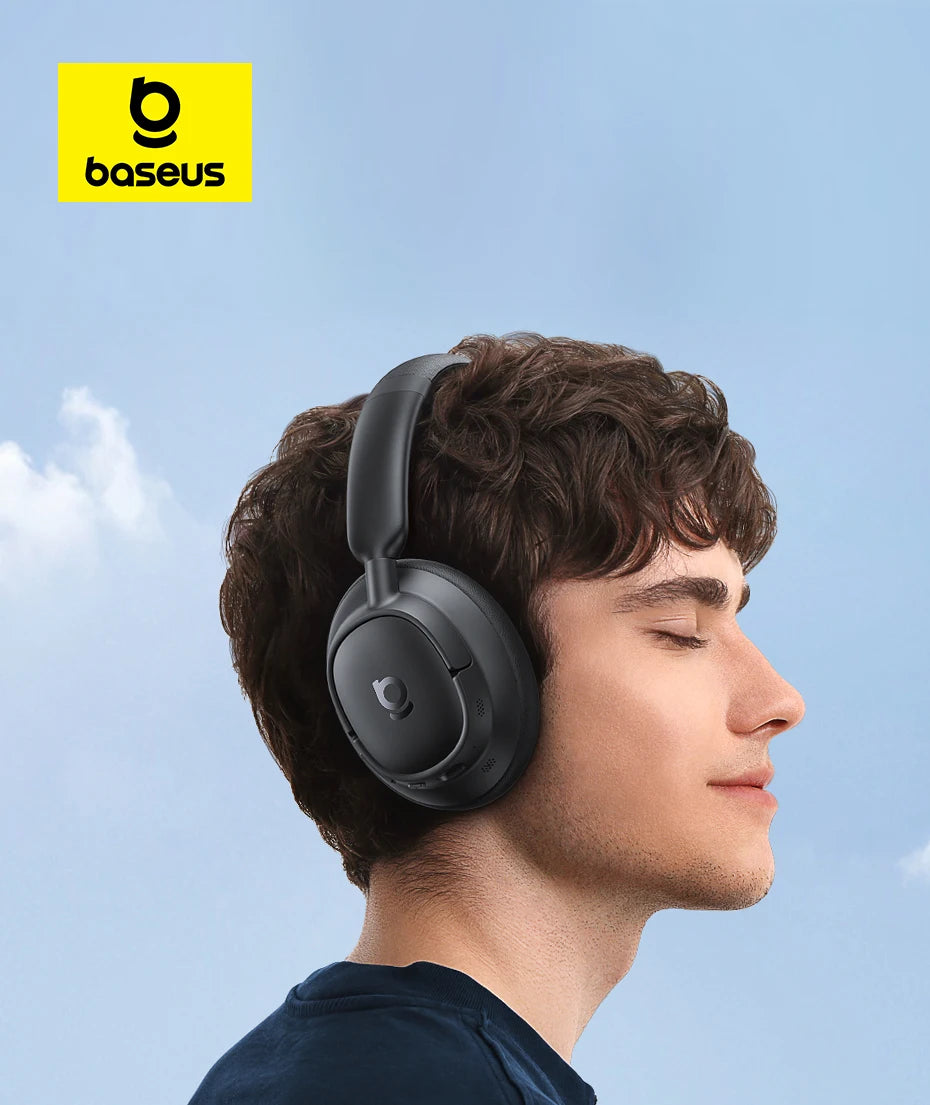 Fones sem fio com cancelamento de ruído híbrido adaptativo