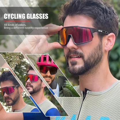 Óculos de Ciclismo Kapvoe Polarizados UV400 – Leves e Ideais para MTB e Estrada