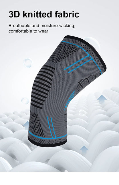 Joelheira Esportiva de Compressão Alta Elasticidade | Proteção, Absorção de Impacto e Suporte para Treinos e Esportes