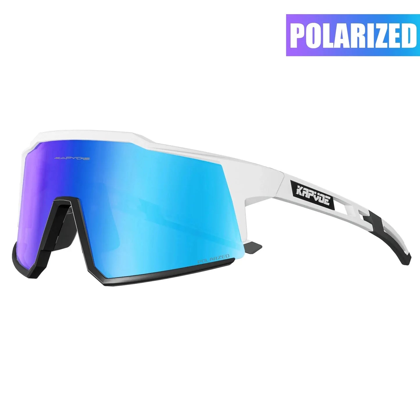 Óculos de Ciclismo Kapvoe Polarizados UV400 – Leves e Ideais para MTB e Estrada