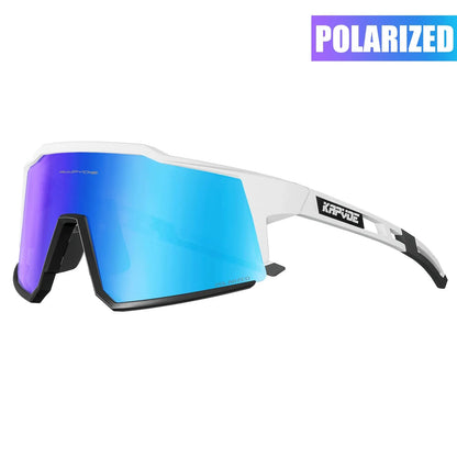 Óculos de Ciclismo Kapvoe Polarizados UV400 – Leves e Ideais para MTB e Estrada