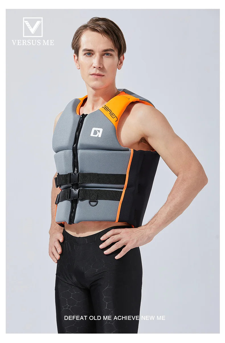 Colete Salva-Vidas Adulto para Caiaque, Jet Ski, Barco, Pesca, Wakeboard e Esportes Aquáticos