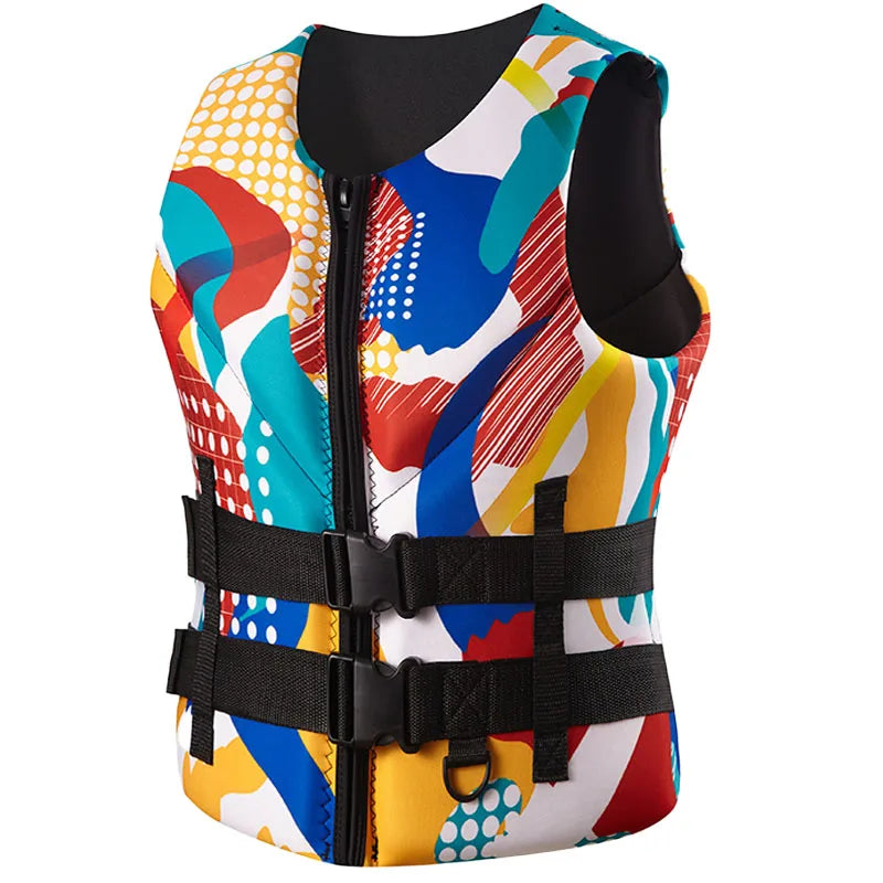 Colete Salva-Vidas Adulto para Caiaque, Jet Ski, Barco, Pesca, Wakeboard e Esportes Aquáticos
