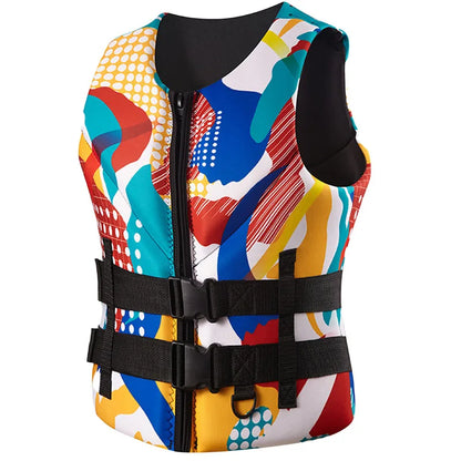 Colete Salva-Vidas Adulto para Caiaque, Jet Ski, Barco, Pesca, Wakeboard e Esportes Aquáticos