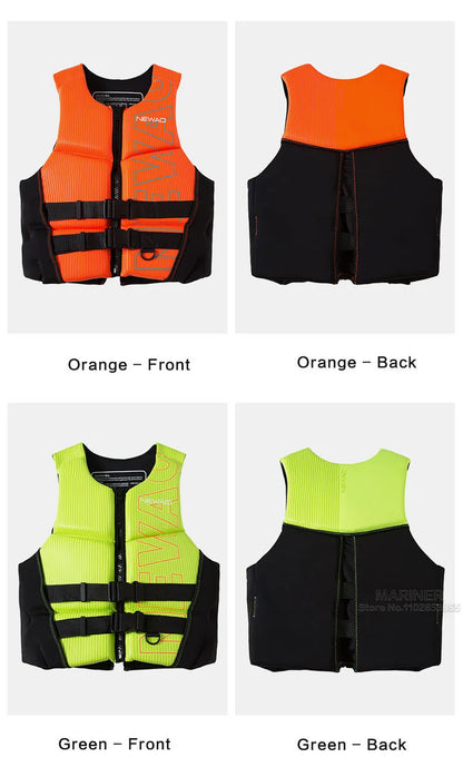 Colete Salva-Vidas Adulto para Caiaque, Jet Ski, Barco, Pesca, Wakeboard e Esportes Aquáticos