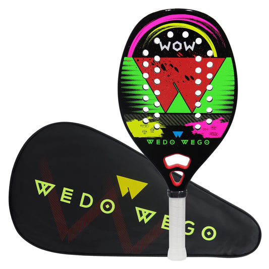 Raquete de Beach Tennis Carbono FC, 3K, 12K, 18K Máximo Controle