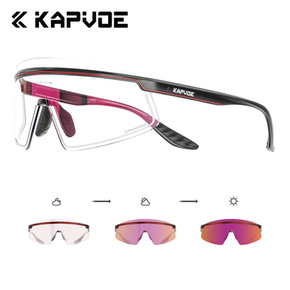 Óculos Esportivo KAPVOE UV400 para Corrida, Ciclismo e Esportes