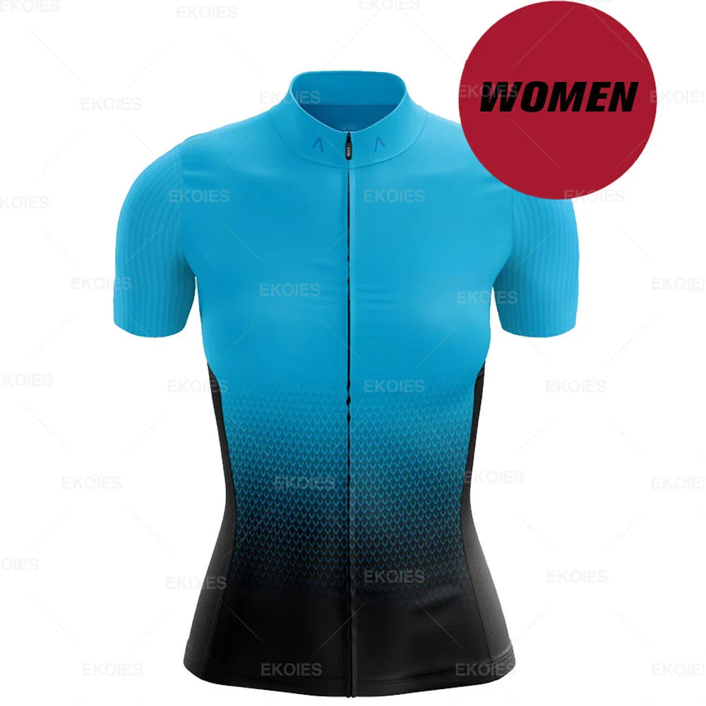 Conjunto Feminino de Ciclismo RAUDAX Verão – Camisa + Bretelle