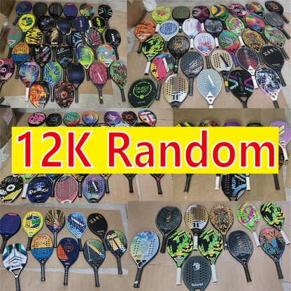 Raquete de Beach Tennis Carbono FC, 3K, 12K, 18K Máximo Controle