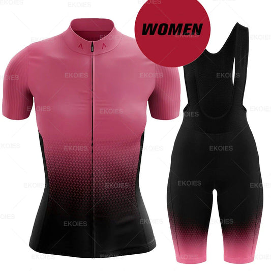 Conjunto Feminino de Ciclismo RAUDAX Verão – Camisa + Bretelle
