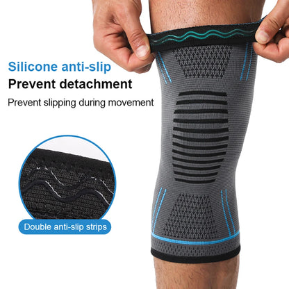 Joelheira Esportiva de Compressão Alta Elasticidade | Proteção, Absorção de Impacto e Suporte para Treinos e Esportes