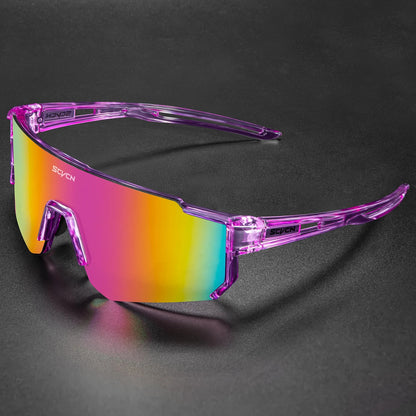 Óculos de Ciclismo SCVCN UV400 para Bike, Corrida e Esportes