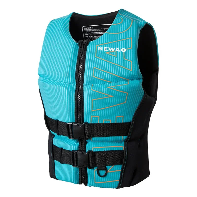 Colete Salva-Vidas Adulto para Caiaque, Jet Ski, Barco, Pesca, Wakeboard e Esportes Aquáticos
