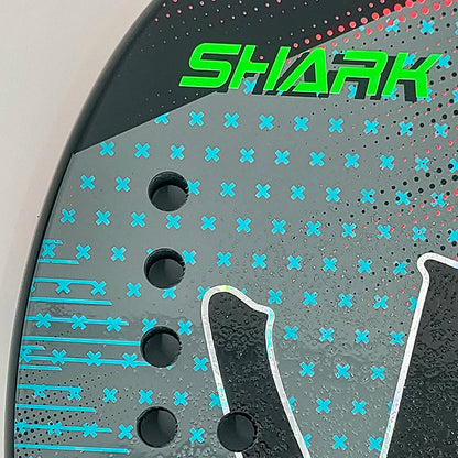 Raquete de Beach Tennis Camewin 3K Fibra de Carbono | Superfície Áspera para Mais Efeito e Controle