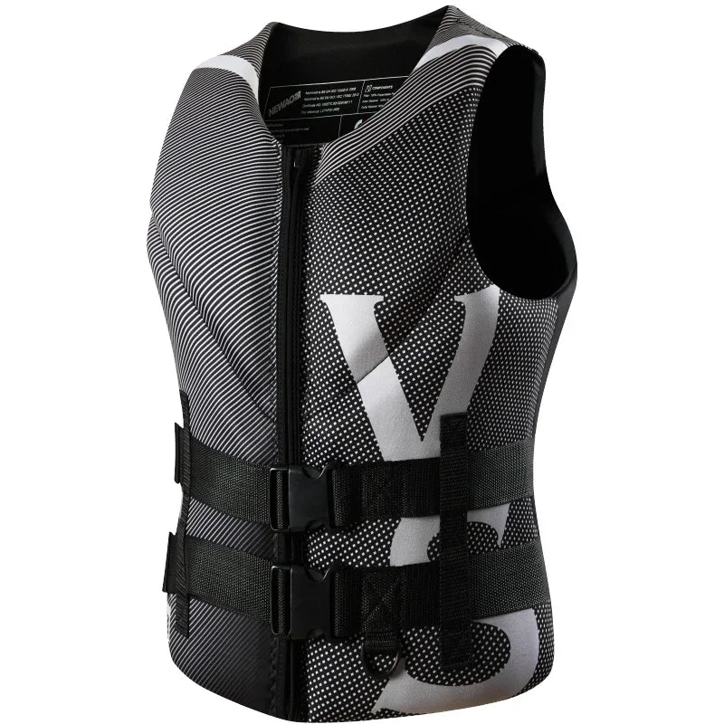 Colete Salva-Vidas Adulto para Caiaque, Jet Ski, Barco, Pesca, Wakeboard e Esportes Aquáticos